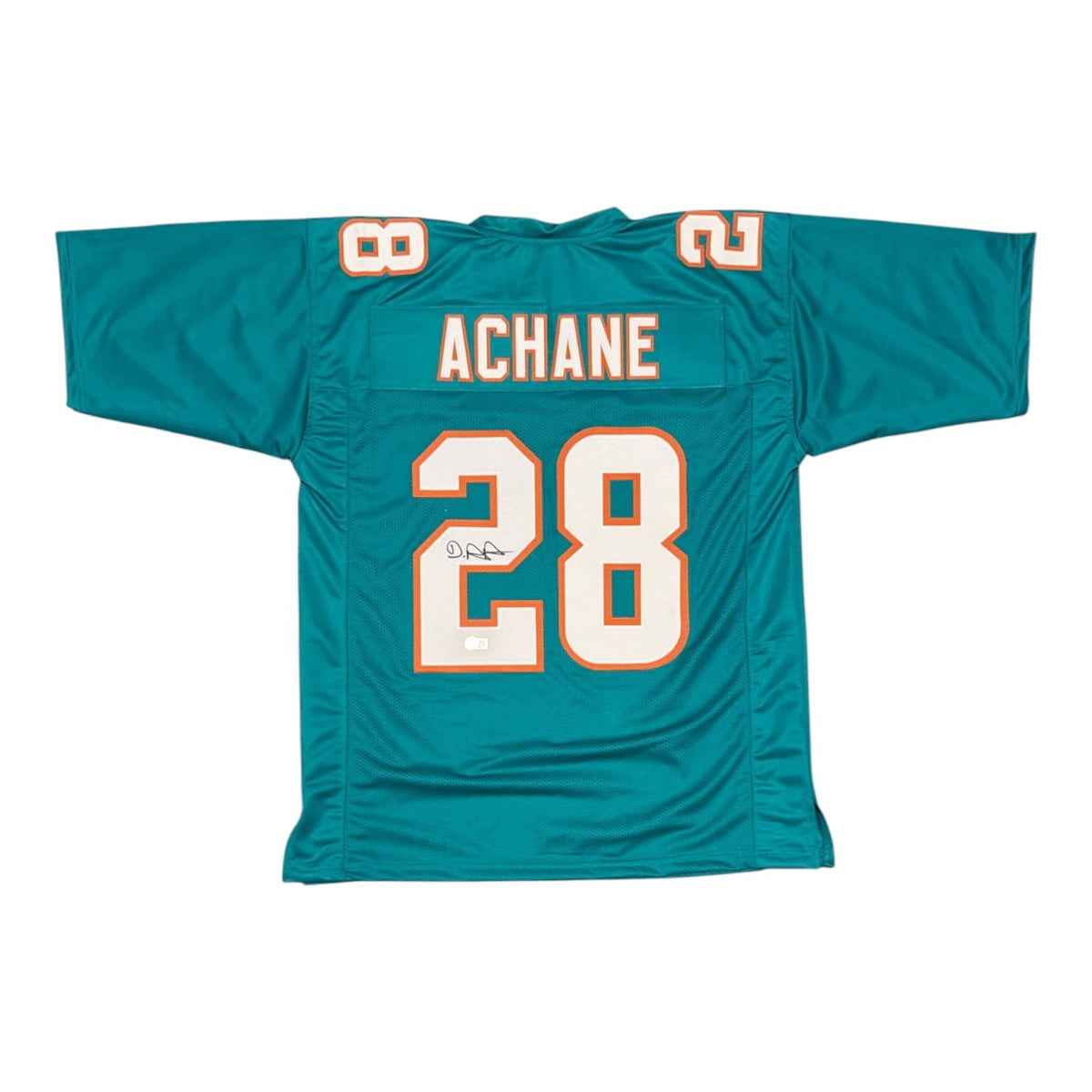 De'Von Achane Signed Autographed Miami Dolphins Custom Jersey Beckett BAS COA0