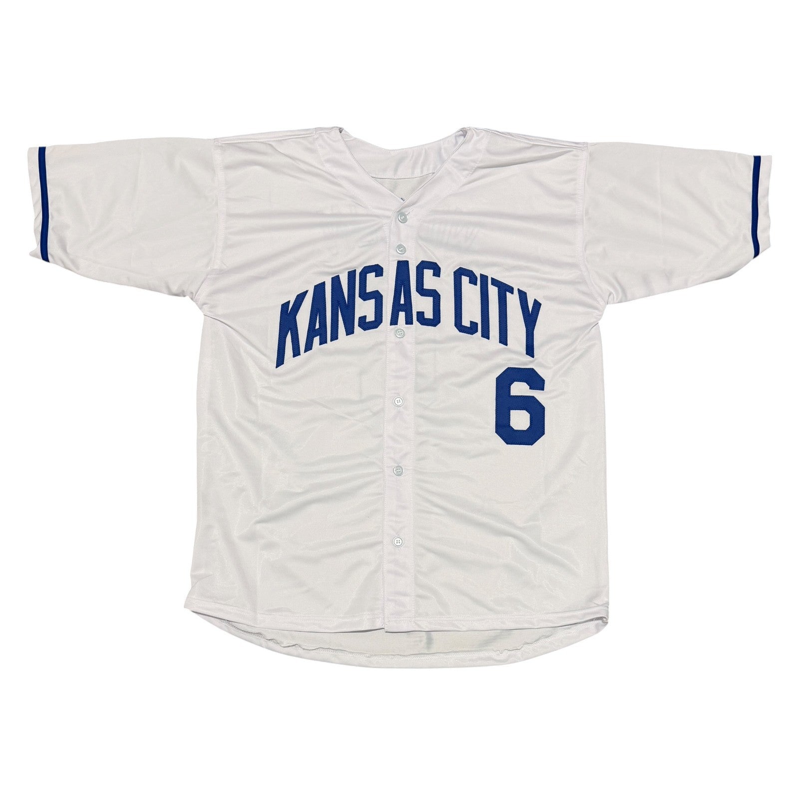 Willie Wilson Signed Kansas City Royals Custom Jersey w/ 2 Ins JSA Witness COA2