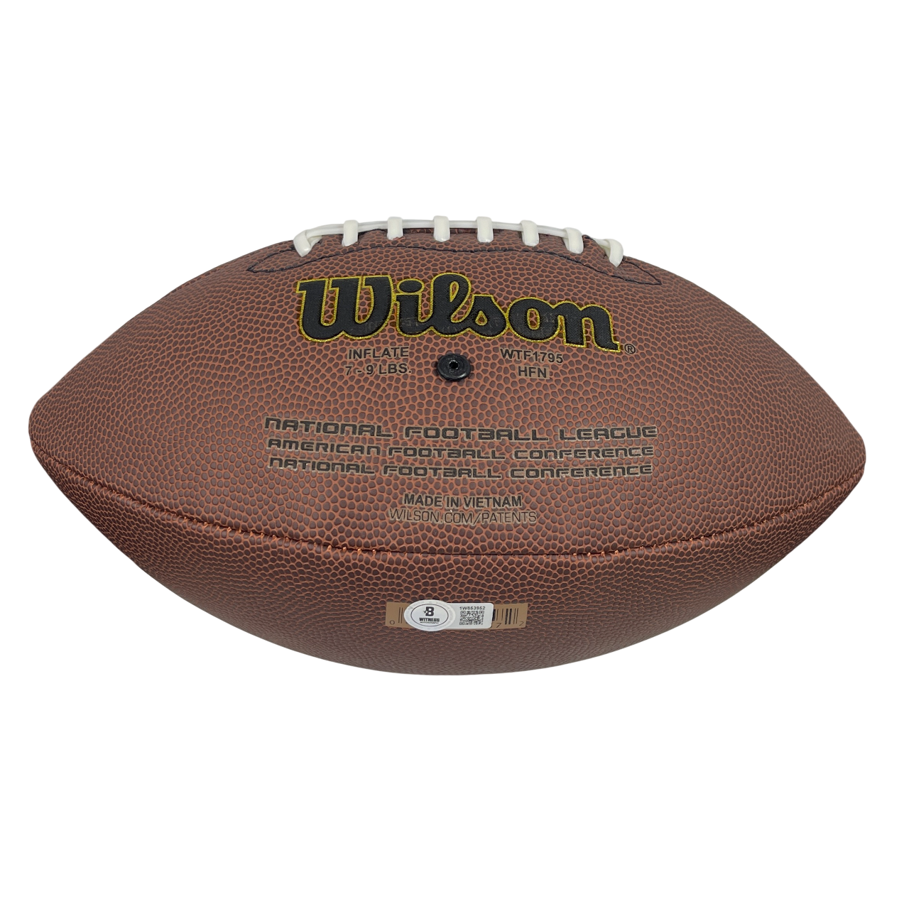 Justin Tucker & Brandon Aubrey Signed Dual Auto Wilson Football Beckett BAS COA4