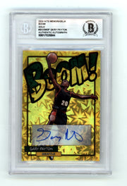 Gary Payton 2024 Hits Memorabilia BOOM Gold #/10 Signed BGS BAS Auto Sonics0