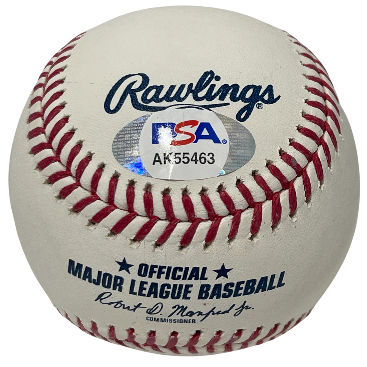Vladimir Guerrero Jr & Sr Dual Signed Rawlings ROMLB Baseball PSA COA3