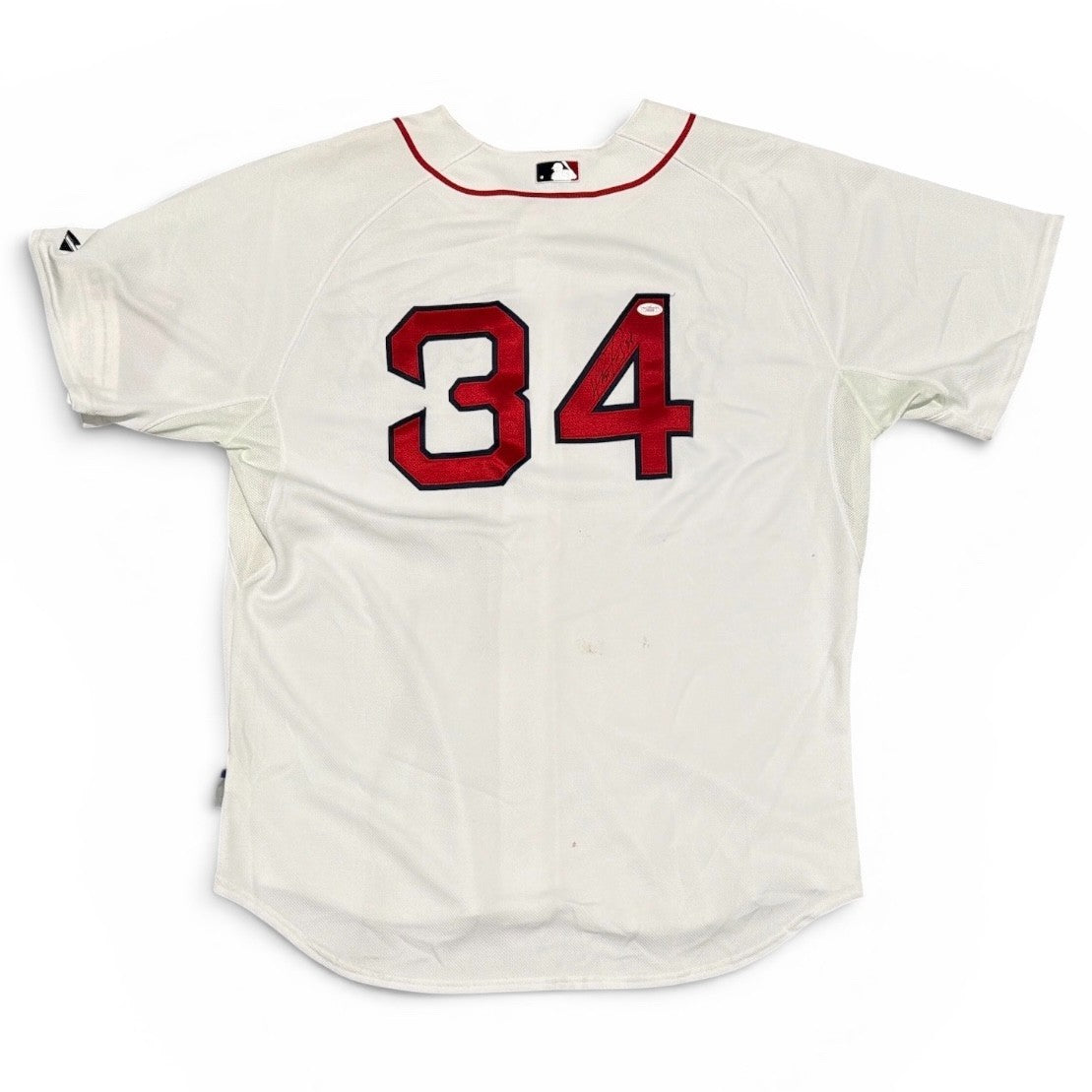 David Ortiz Signed Autographed Boston Red Sox Majestic Jersey w/ BP Insc JSA COA0
