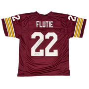 Doug Flutie Signed Boston College Custom Jersey w/ 84 Heisman JSA Witness COA0