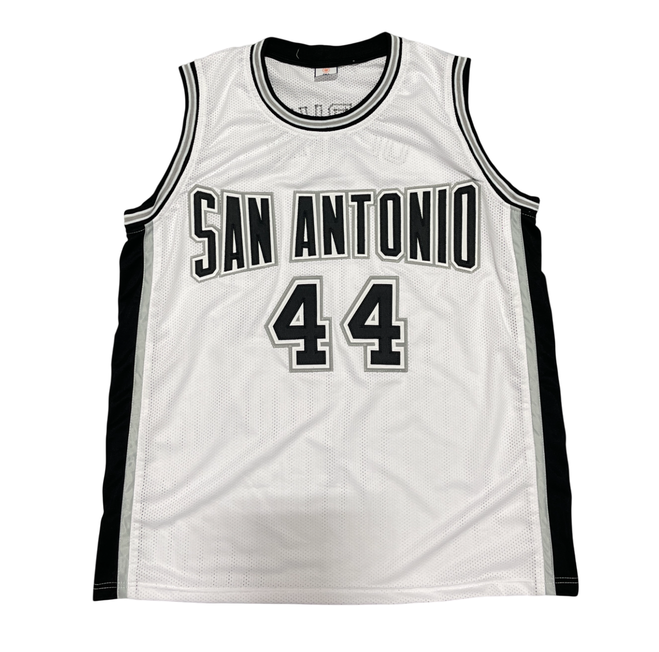 George Gervin Signed San Antonio Spurs Custom Jersey  Beckett Witness BAS COA2