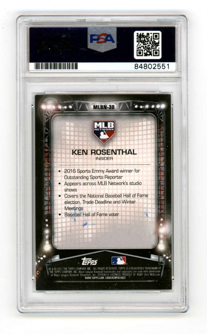 Ken Rosenthal 2017 Topps MLB Network MLBN-30 Signed PSA Authentic Auto1