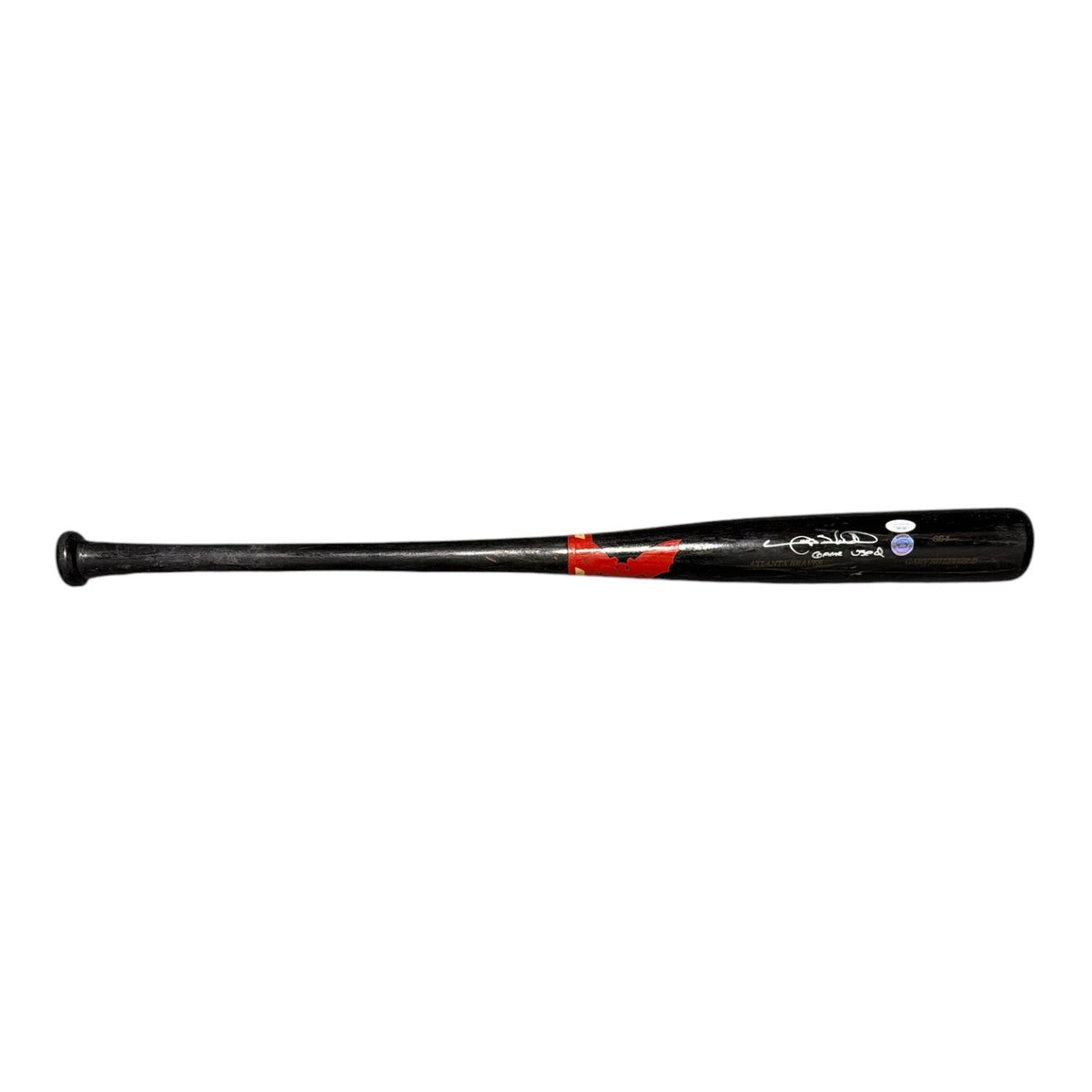 Gary Sheffield Signed Game Used Sam Bat Black Bat JSA COA Braves A2