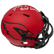 Jacoby Brissett Signed Cardinals Rave Mini Helmet w/ Bird Gang JSA Witness COA0