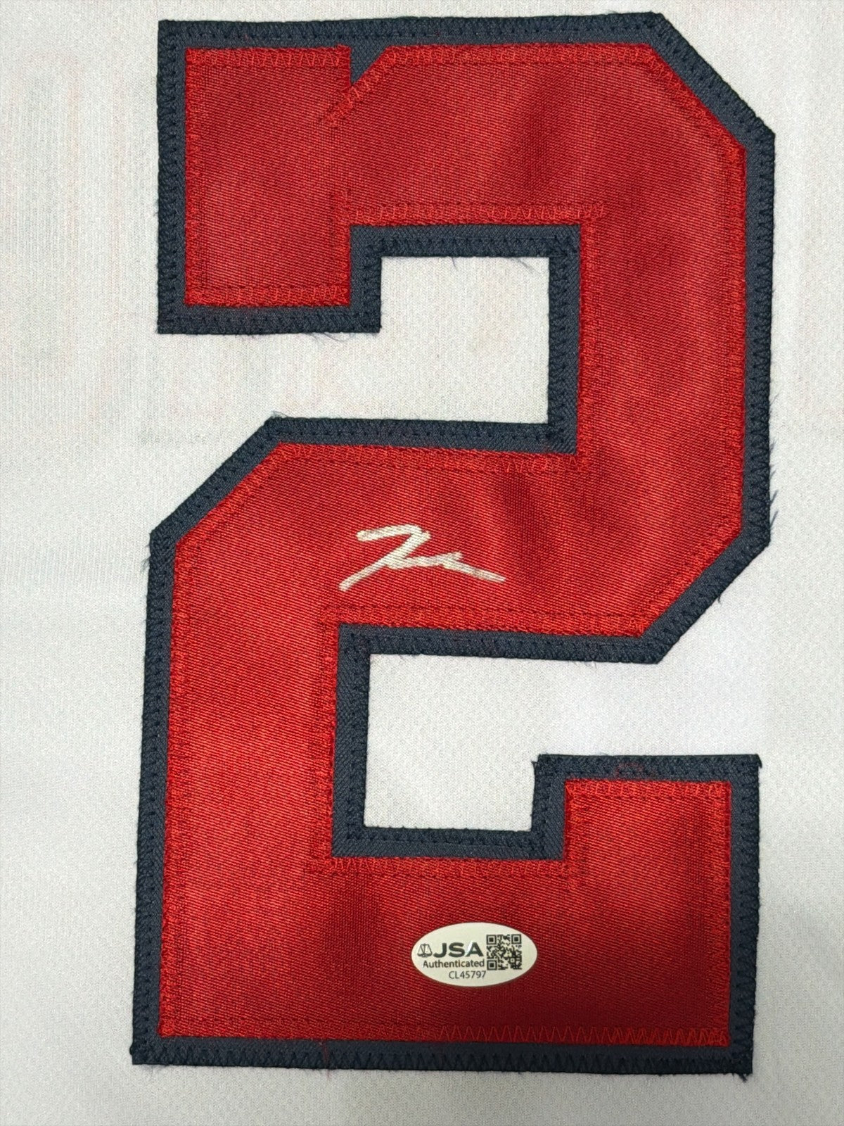 Joey Wiemer Signed Autographed Washington Nationals Custom Jersey JSA COA1