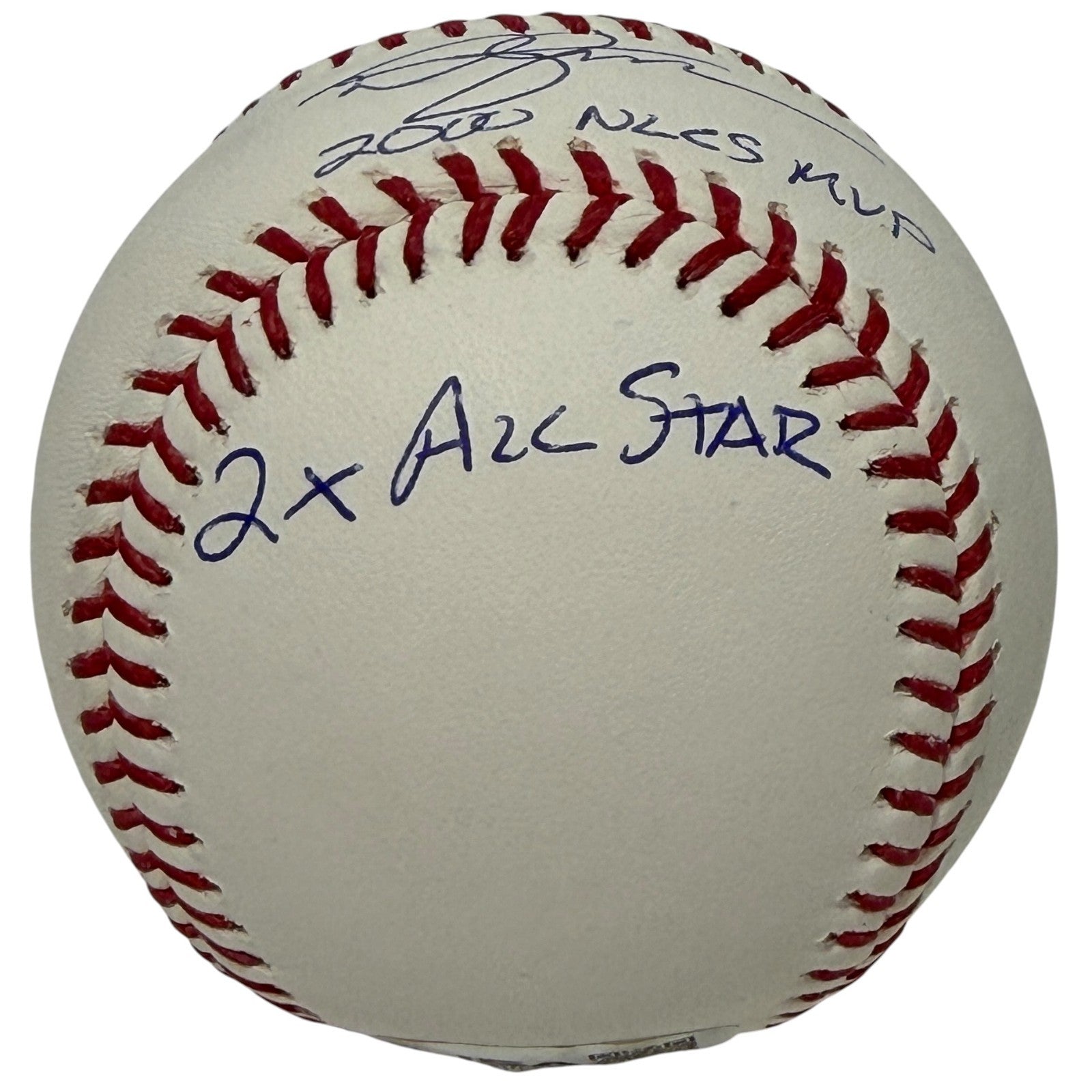 Mike Hampton Signed Autographed ROMLB Baseball w/ 3 Insc JSA COA New York Mets2