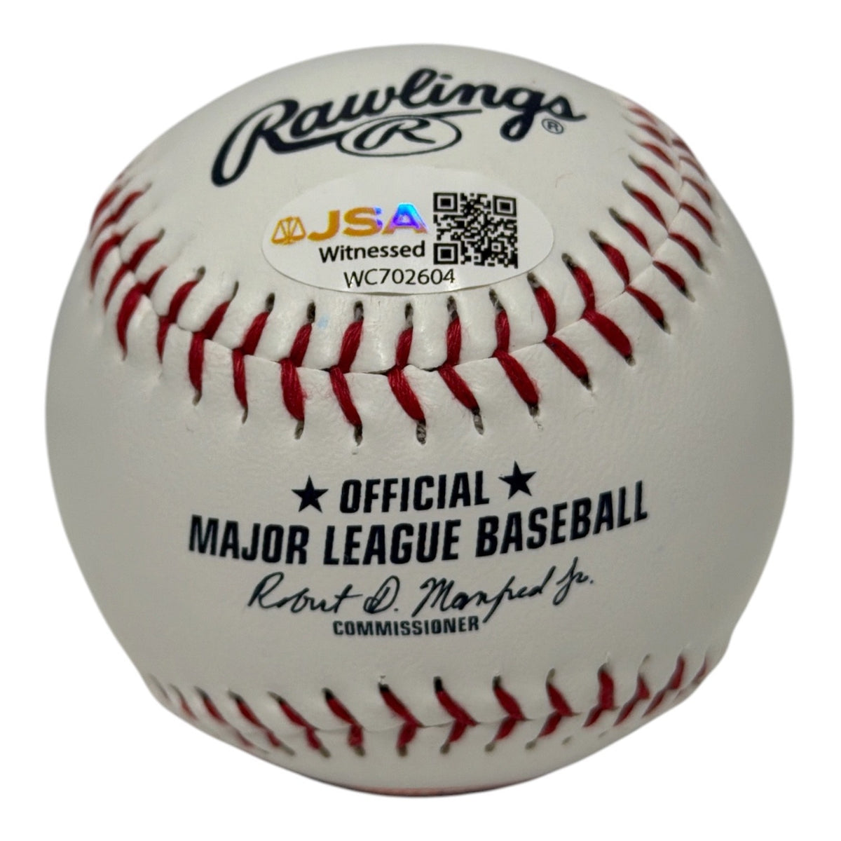 Doc Gooden Signed Rawlings Mets Logo Baseball w/ 86 WS Champs JSA Witness COA1