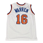 John Warren Signed New York Knicks Custom Jersey w/ 1970 NBA Champs JSA Wit COA0