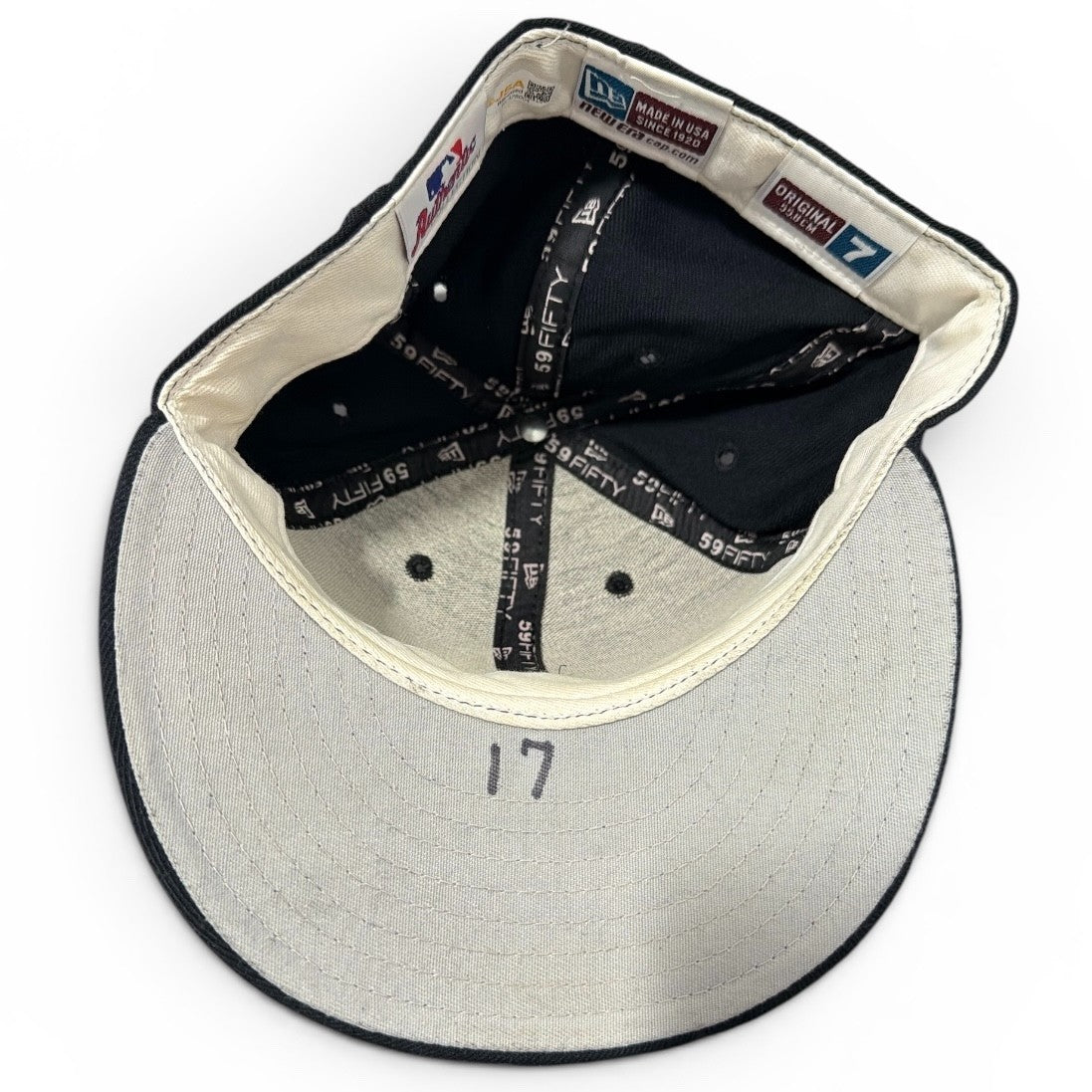 Mike Bordick Signed Game Used 2000 World Series New York Mets Hat JSA Wit. COA4