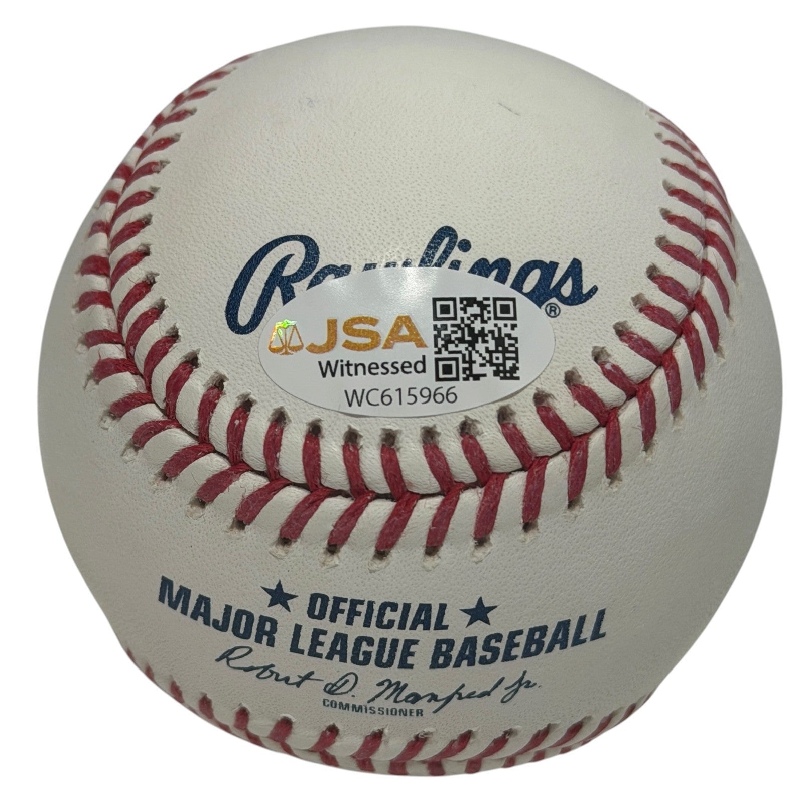 Devon White Signed Autographed ROMLB Baseball w/ 3x Insc JSA Witness COA3