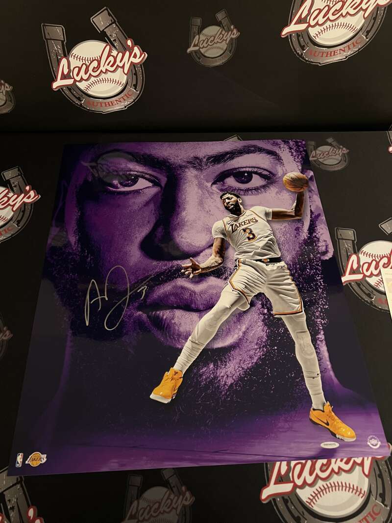 Anthony Davis Signed 20x24 Photo Portrait of Success Upper Deck UDA COA0