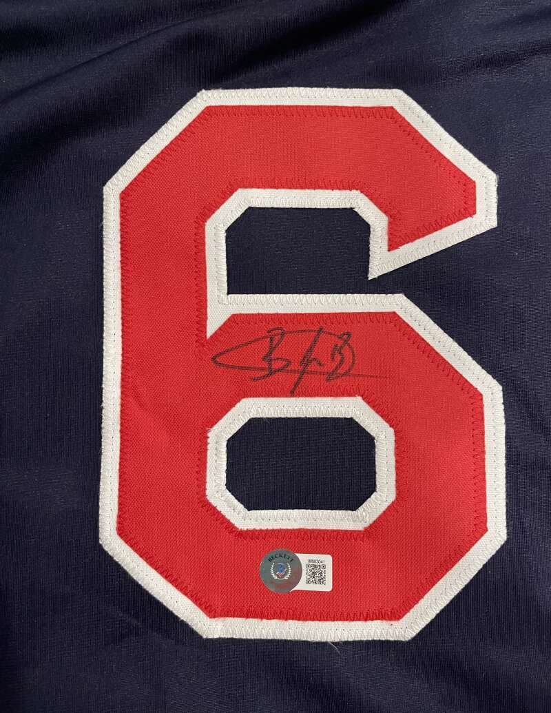 Brayan Bello Signed Boston Red Sox Custom Jersey Beckett Witness BAS COA1