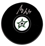 Miro Heiskanen Signed Autographed Dallas Stars Logo Puck Beckett Witness BAS COA0