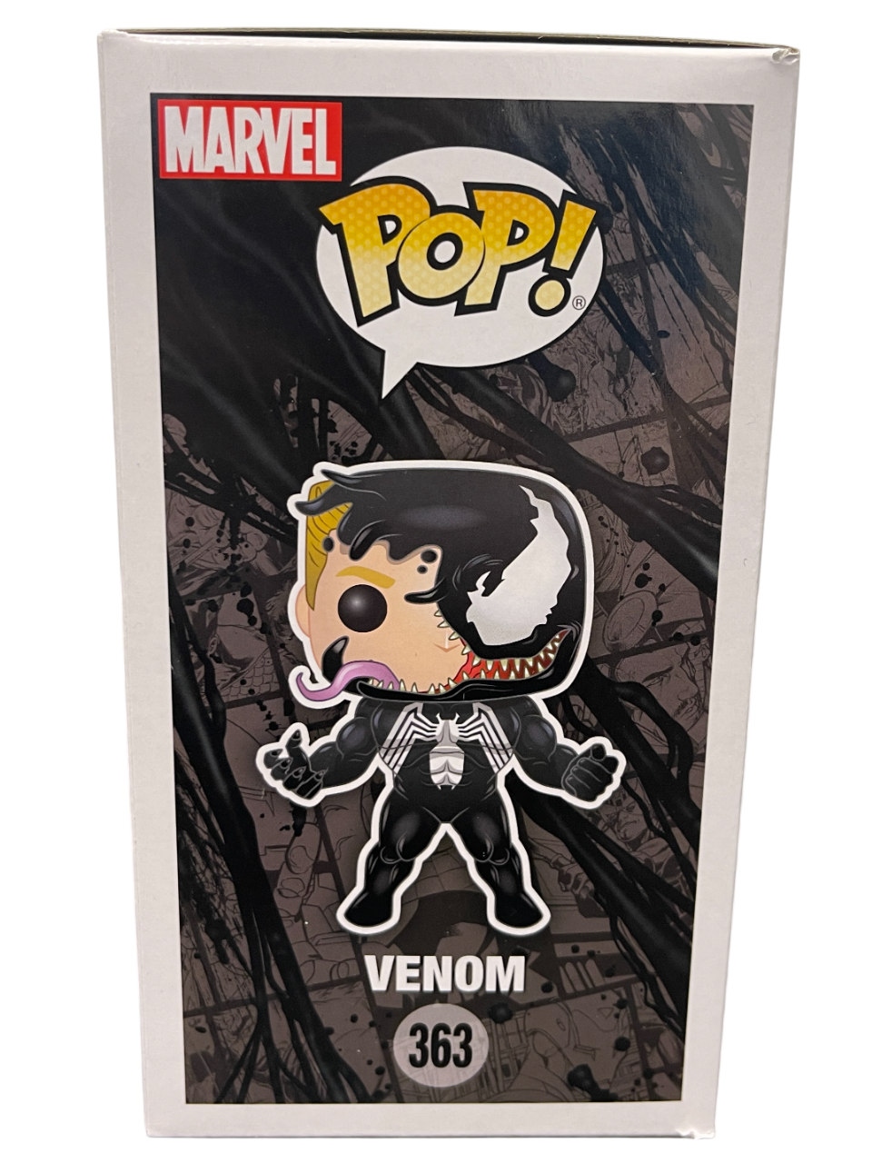 Tom Hardy Signed Venom Funko Pop #363 w/ Sam De La Rosa Sketch BAS & JSA COA A3