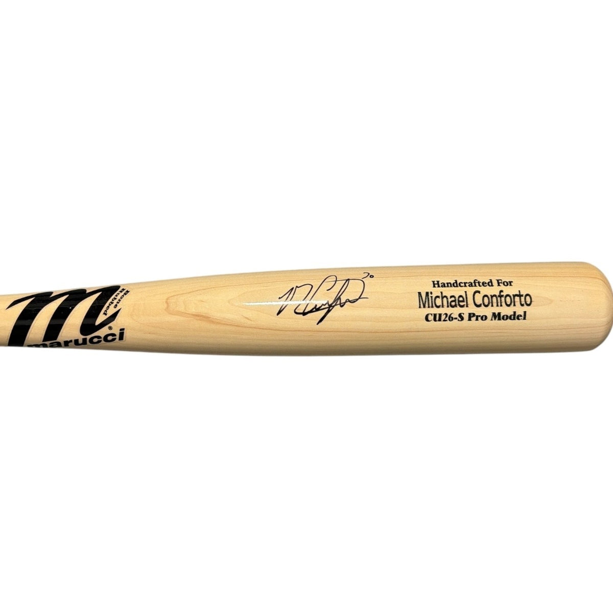Michael Conforto Signed Autographed Game Model Marucci Bat FANATICS + MLB COA1