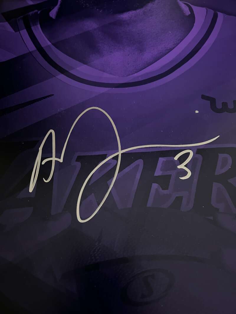 Anthony Davis Signed 20x24 Photo And So It Begins Upper Deck UDA COA Lakers1