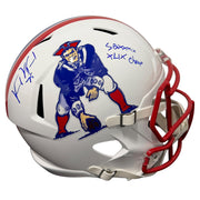 Vince Wilfork Signed Patriots TB FS Full Size Helmet w/ SB Insc JSA W COA0