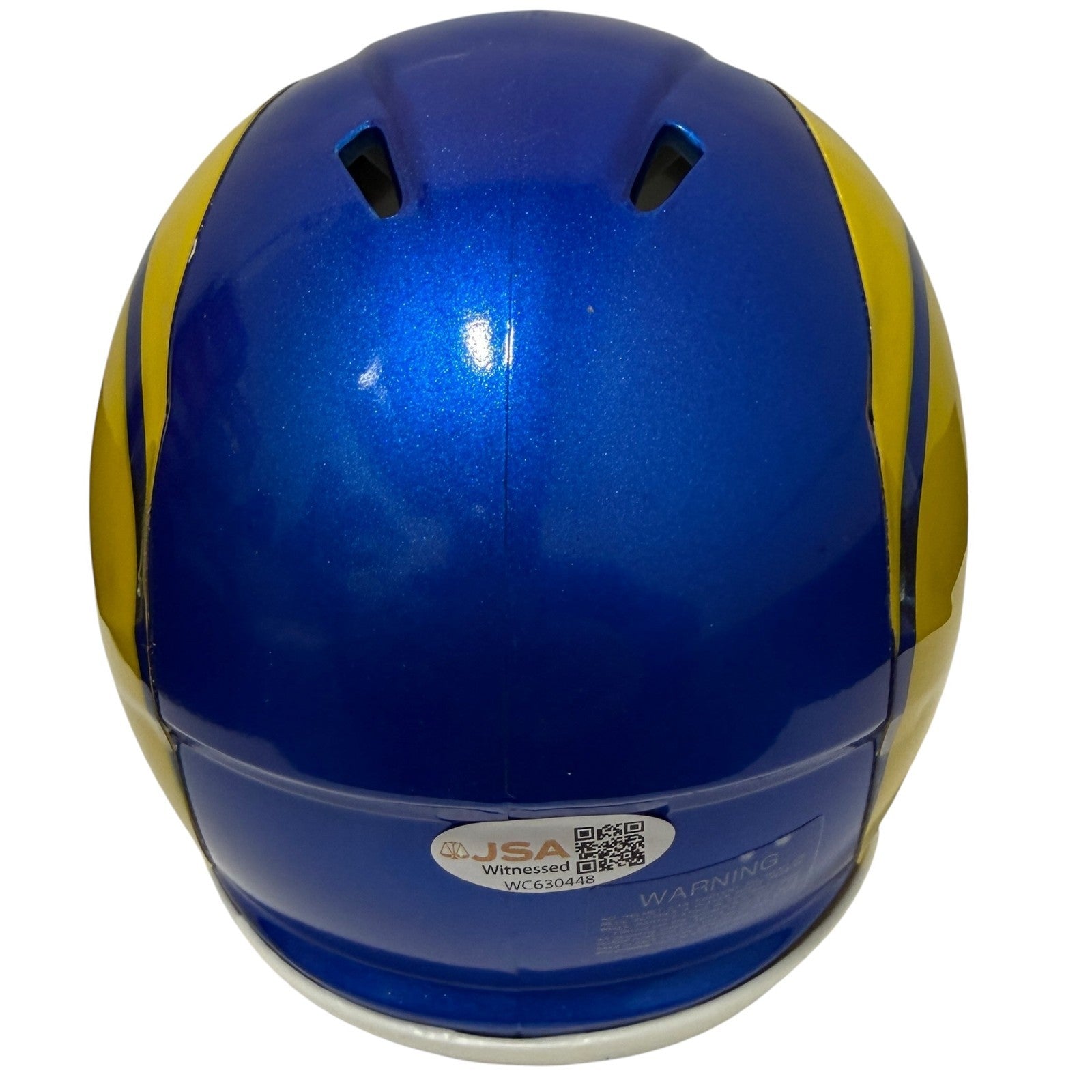 Kyren Williams Signed Los Angles Rams Speed Mini Helmet JSA Witness COA2