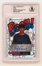 Terry Francona 2024 Hits Memorabilia BOOM Silver Signed BGS BAS Auto Red Sox0