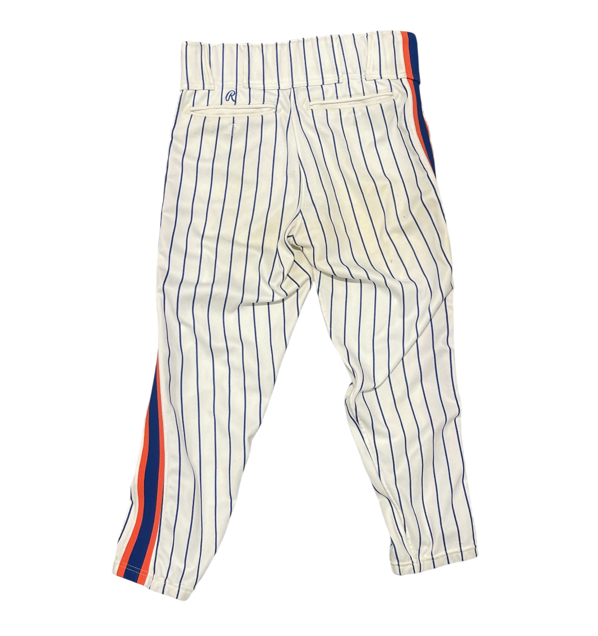 Howard Johnson Signed 1990 New York Mets Game Used Baseball Pants JSA COA Set 14