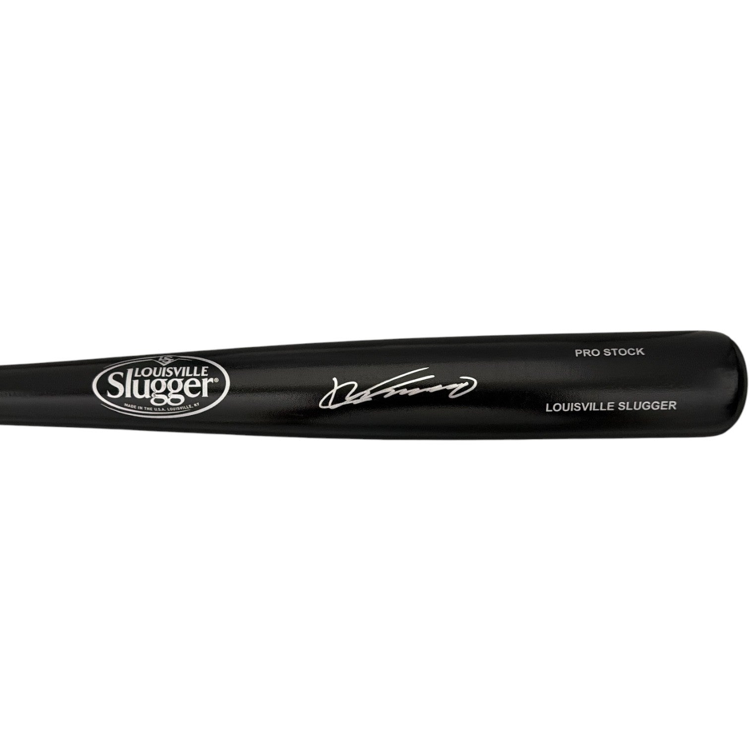 Vladimir Guerrero Sr. Signed Louisville Slugger Black Bat JSA Witness COA0