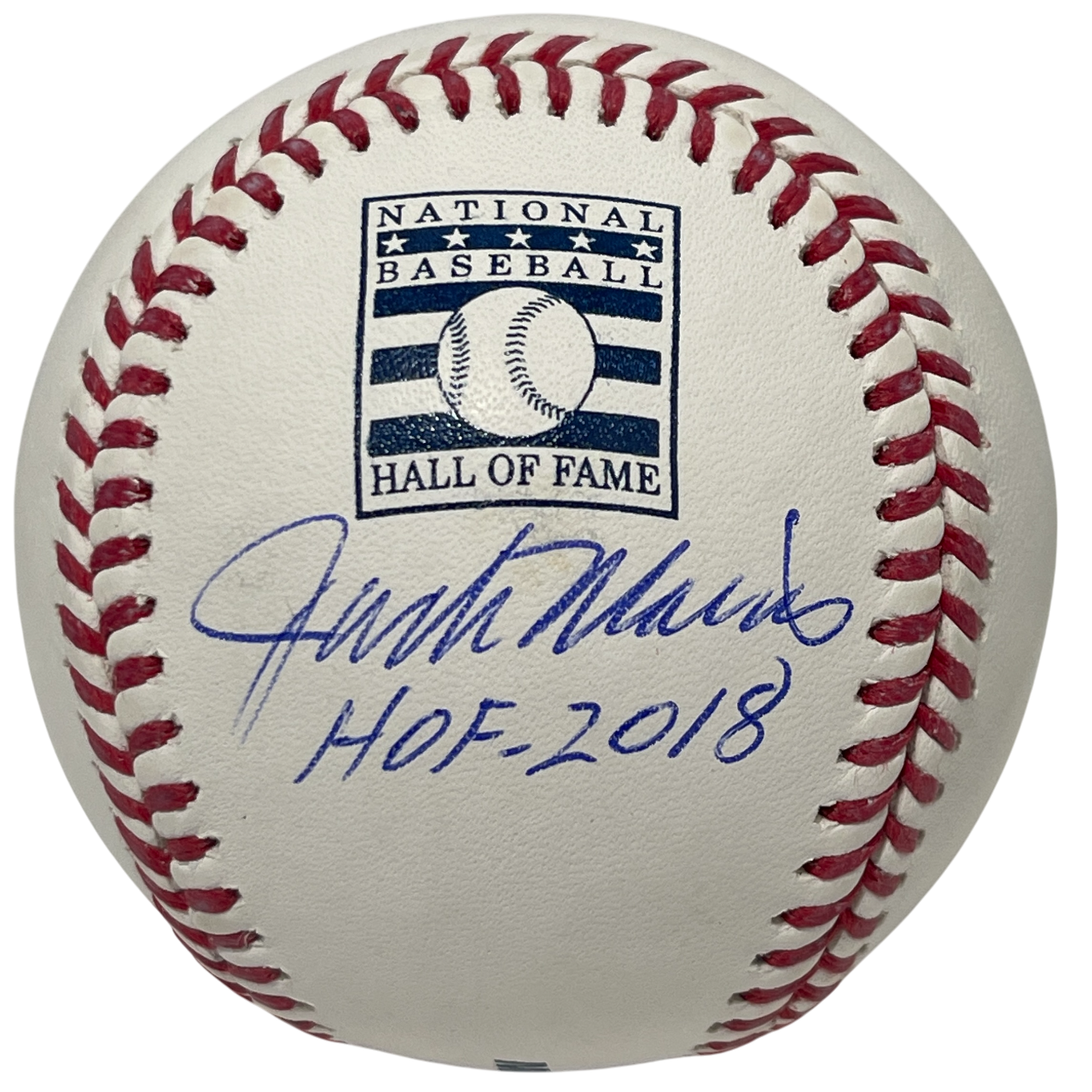 Jack Morris Signed Rawlings HOF Baseball w/ HOF 2018 Beckett Witness BAS COA0