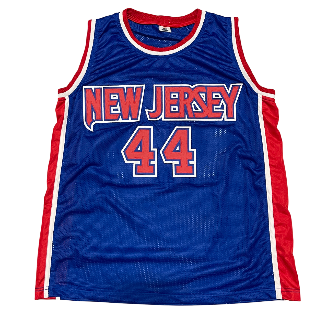 Derrick Coleman Signed New Jersey Nets Custom Jersey Beckett Witness BAS COA2