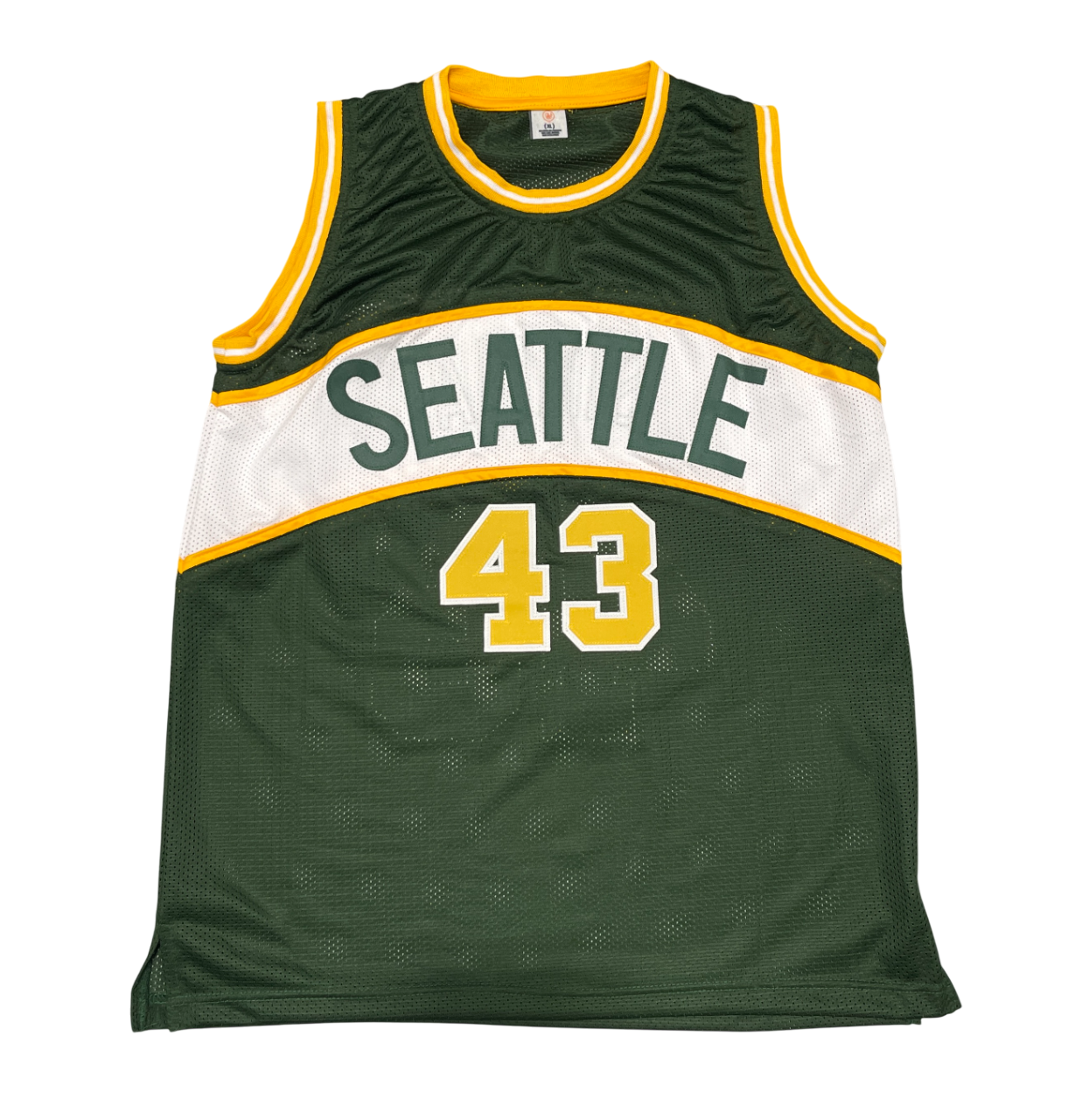 Jack Sikma Signed Seattle Sonics Custom Jersey w/ HOF 19 Beckett Witness BAS COA2