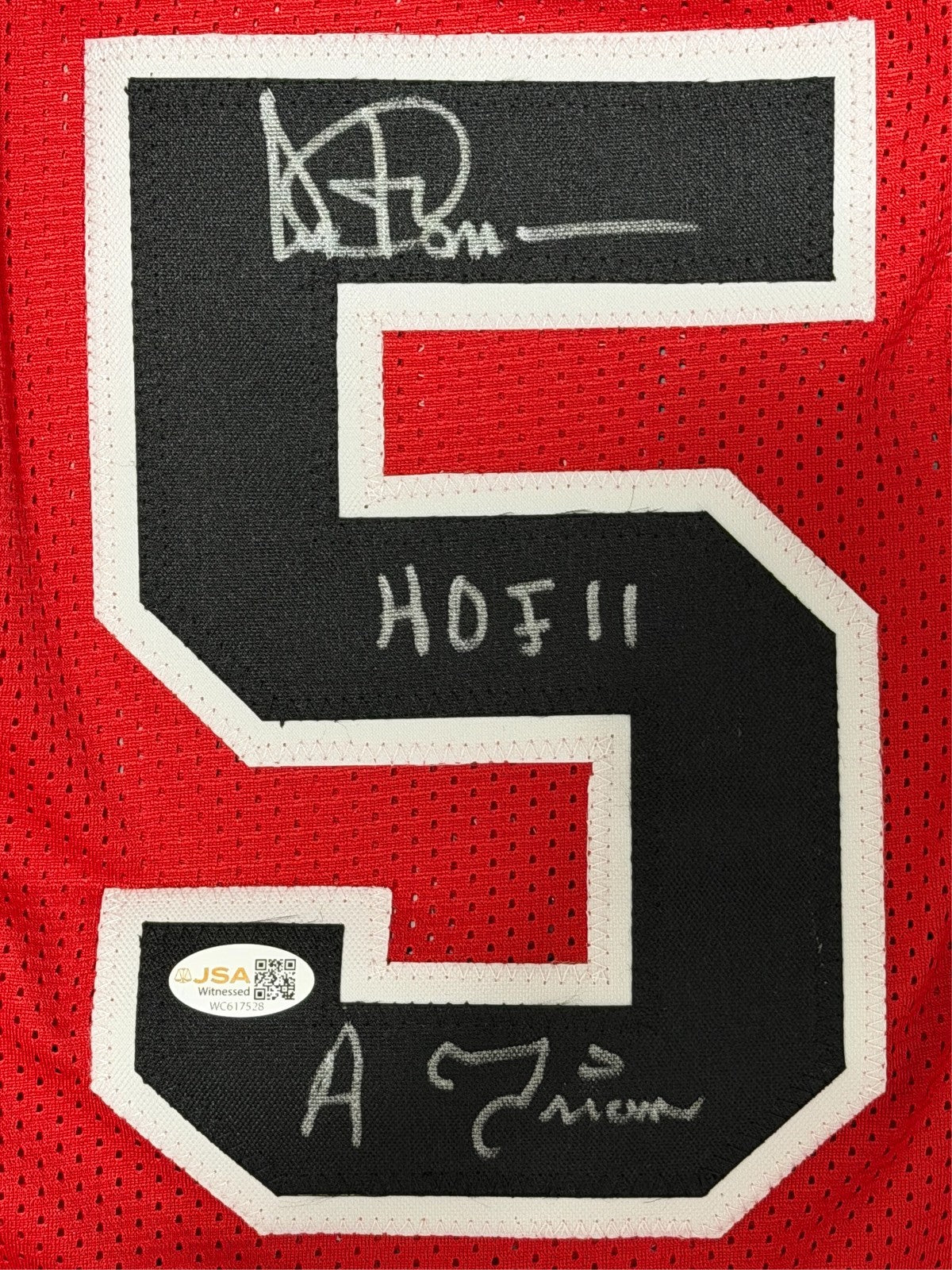 Artis Gilmore Signed Chicago Bulls Custom Jersey w/ 2x Ins JSA Witness COA1