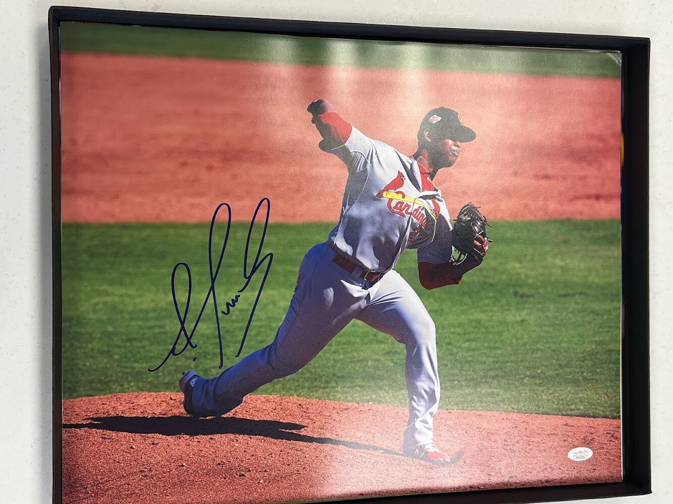 Alex Reyes Signed Autographed 16x20 Photo JSA COA St. Louis Cardinals C0