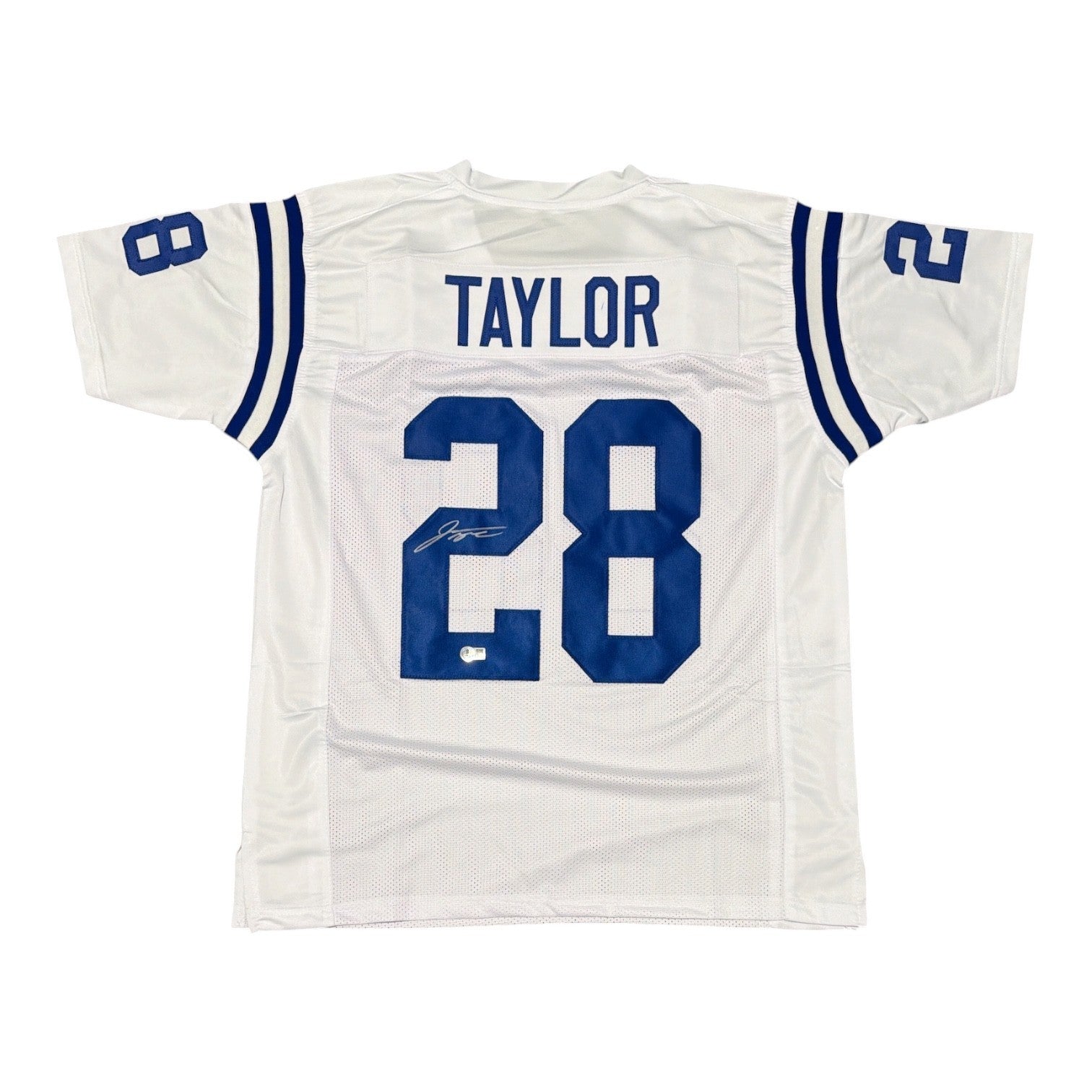 Jonathan Taylor Signed Indianapolis Colts Custom Jersey Beckett Witness BAS COA0