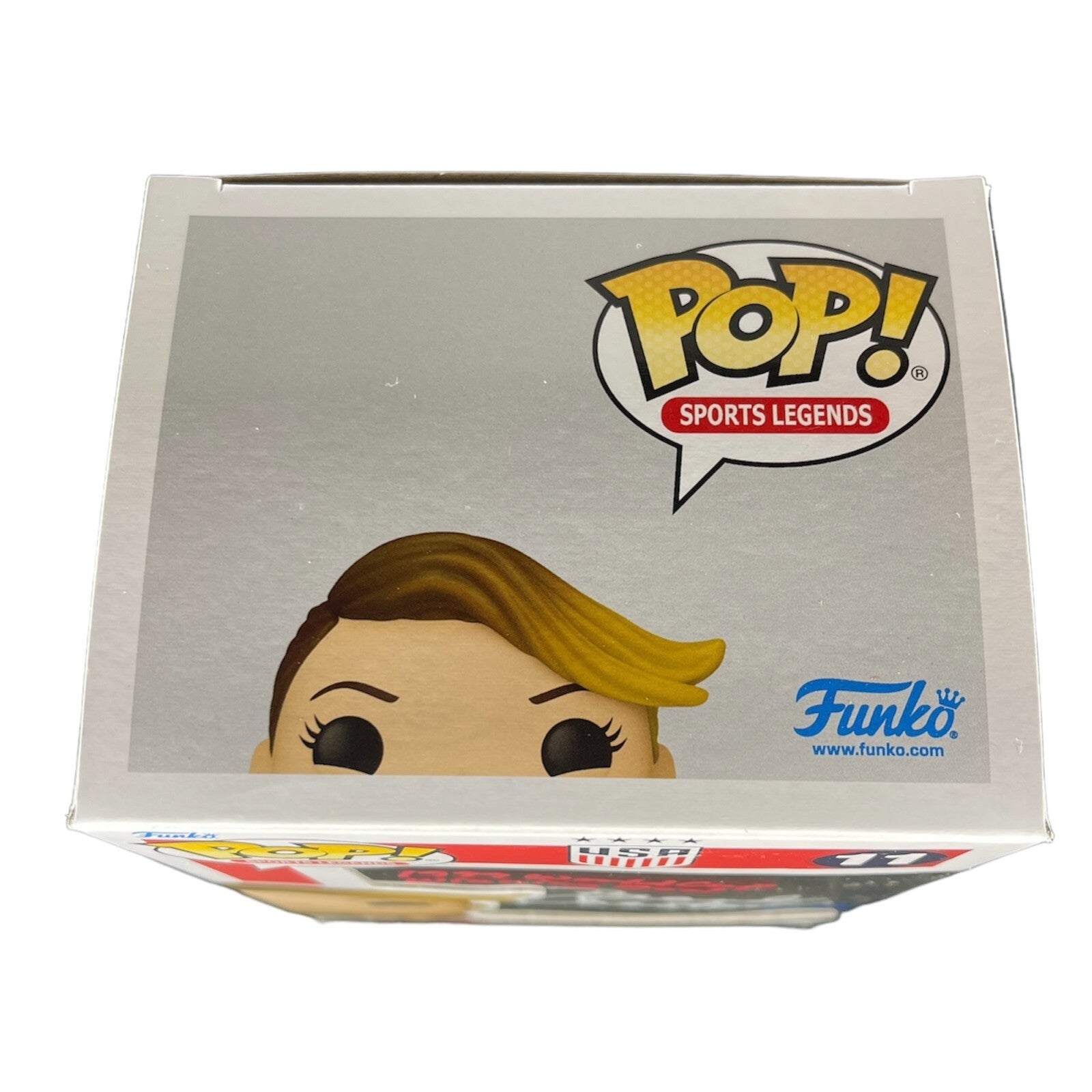 Brandi Chastain Signed Auto USA Funko Pop 99 WC Wining Goal Beckett BAS COA RWB4