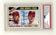 Fergie Jenkins 1966 Topps #254 Rookie RC w/ 4 Insc. Signed PSA 10 Auto HOF0