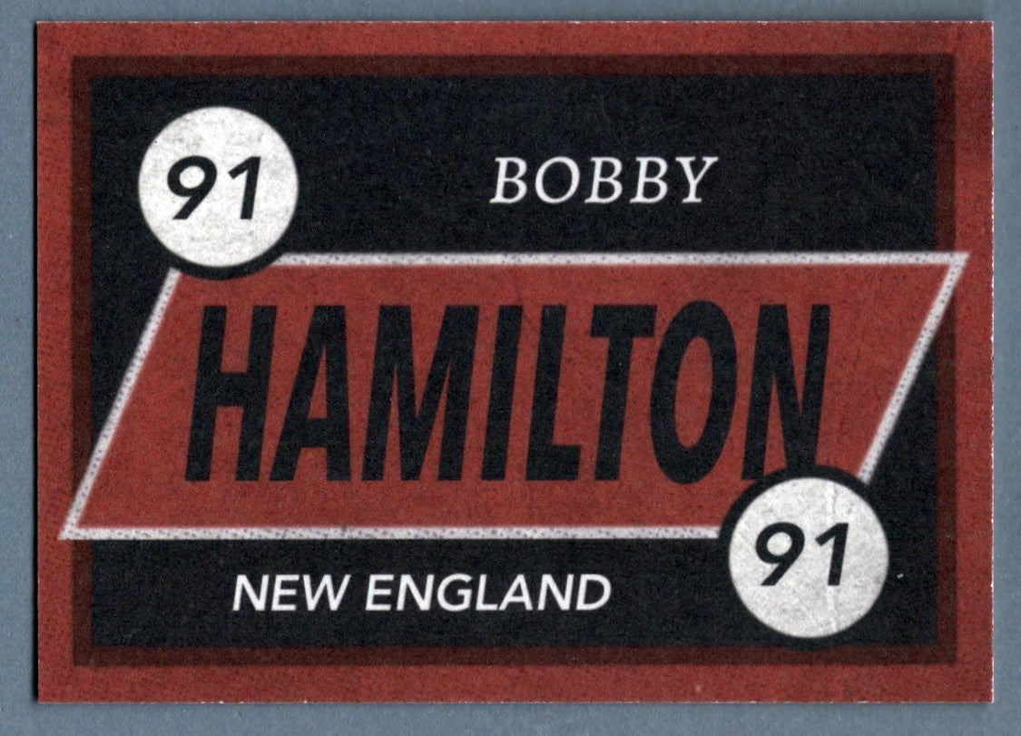 Bobby Hamilton Signed Auto Custom Card w/ 2 SB Champ Insc. LSCM COA Patriots1