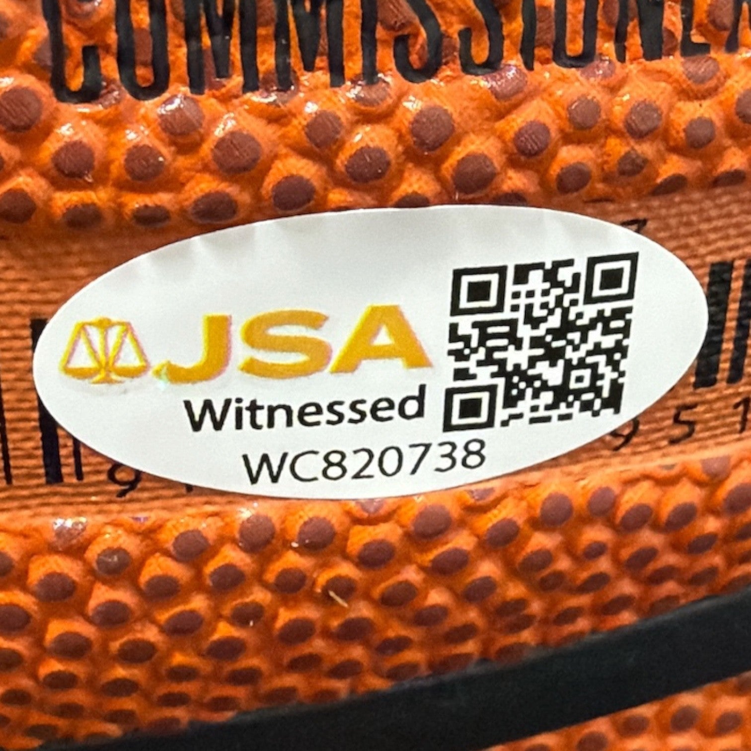 Glen Rice Signed Autographed Wilson NBA Basketball w/ 97 ASG MVP JSA Witness COA2