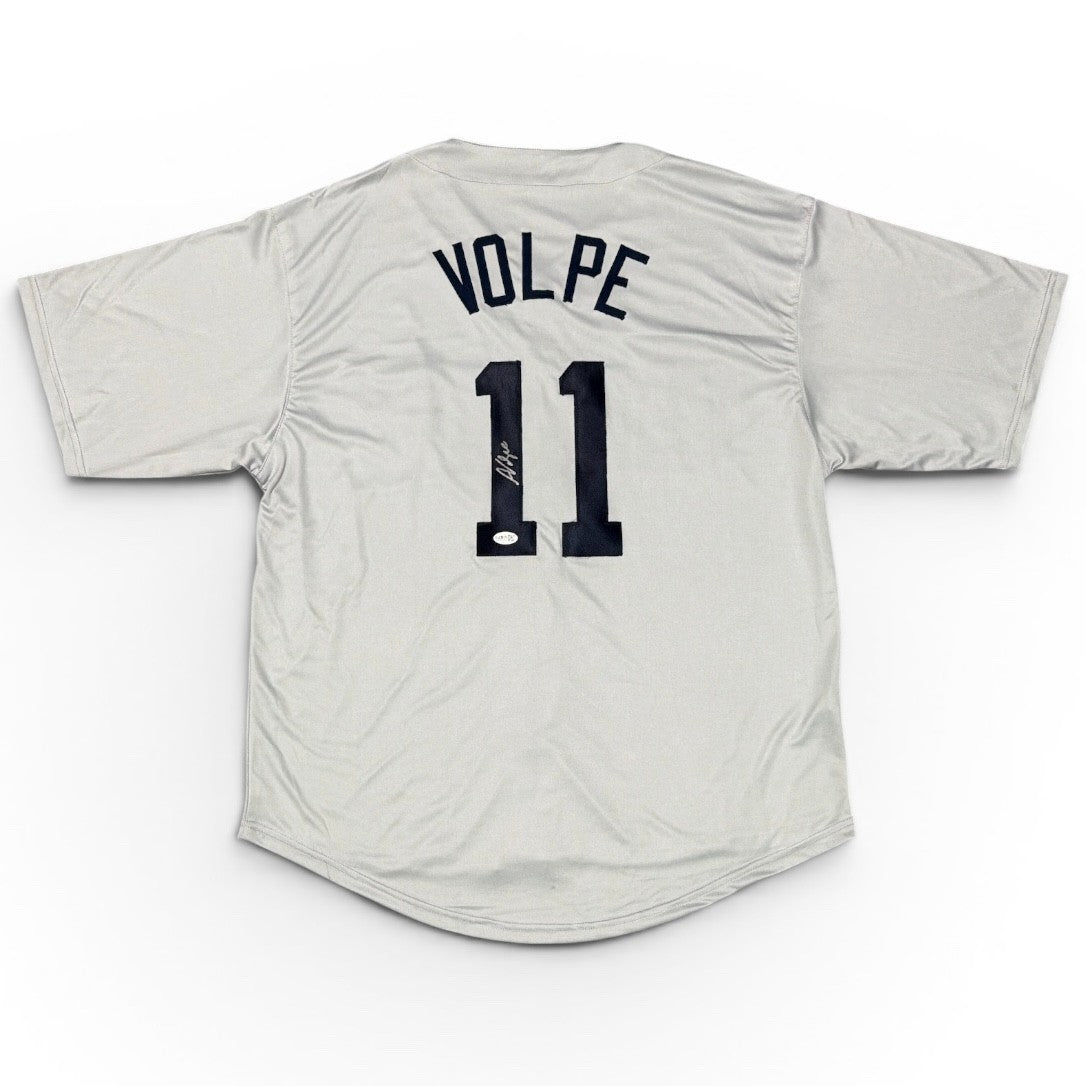 Anthony Volpe Signed Autographed New York Yankees Custom Jersey JSA COA0