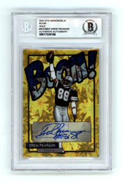Drew Pearson 2024 Hits Memorabilia BOOM Gold #/10 Signed BGS BAS Auto HOF 21 Ins0