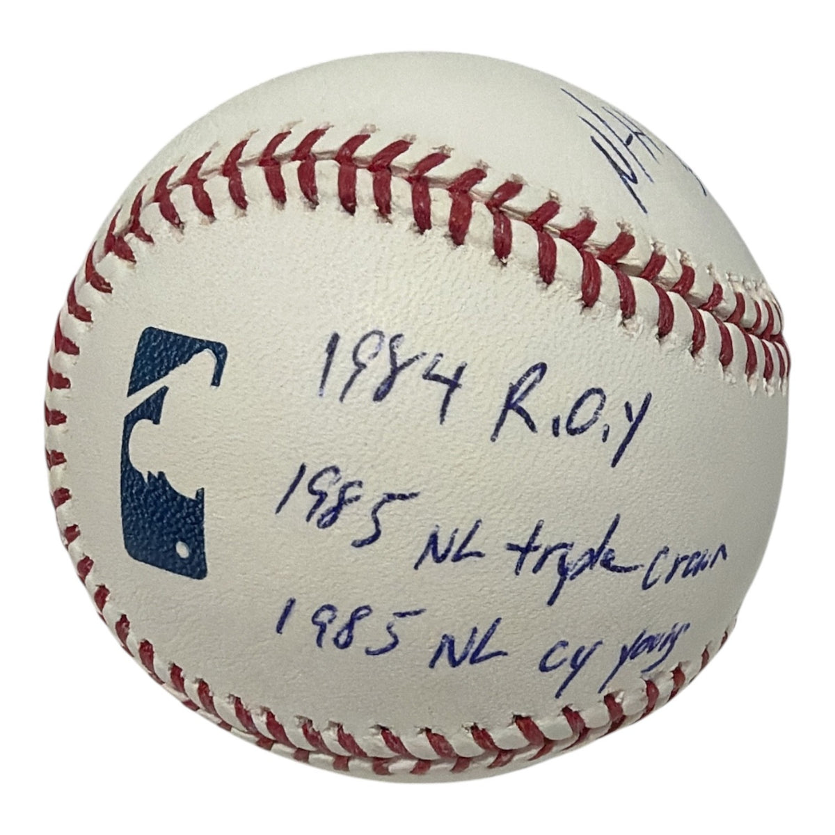 Doc Gooden Signed Autographed ROMLB Baseball w/ 8 Stat Insc JSA Witness COA3