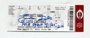 Jonathan India Signed Auto MLB Debut Ticket 4/1/2021 JSA W COA & Exclusive HOLO0