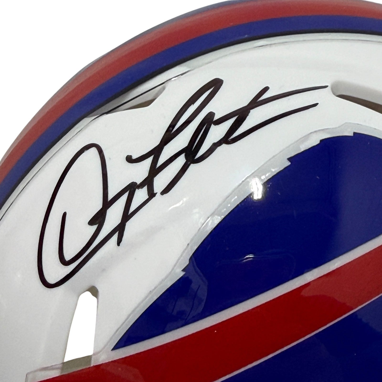 Doug Flutie Signed Autographed Buffalo Bills Speed Mini Helmet JSA Witness COA1