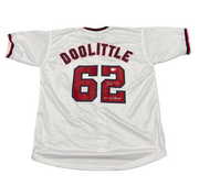 Sean Doolittle Signed Washington Custom Jersey w/ 2019 WSC Beckett BAS COA0