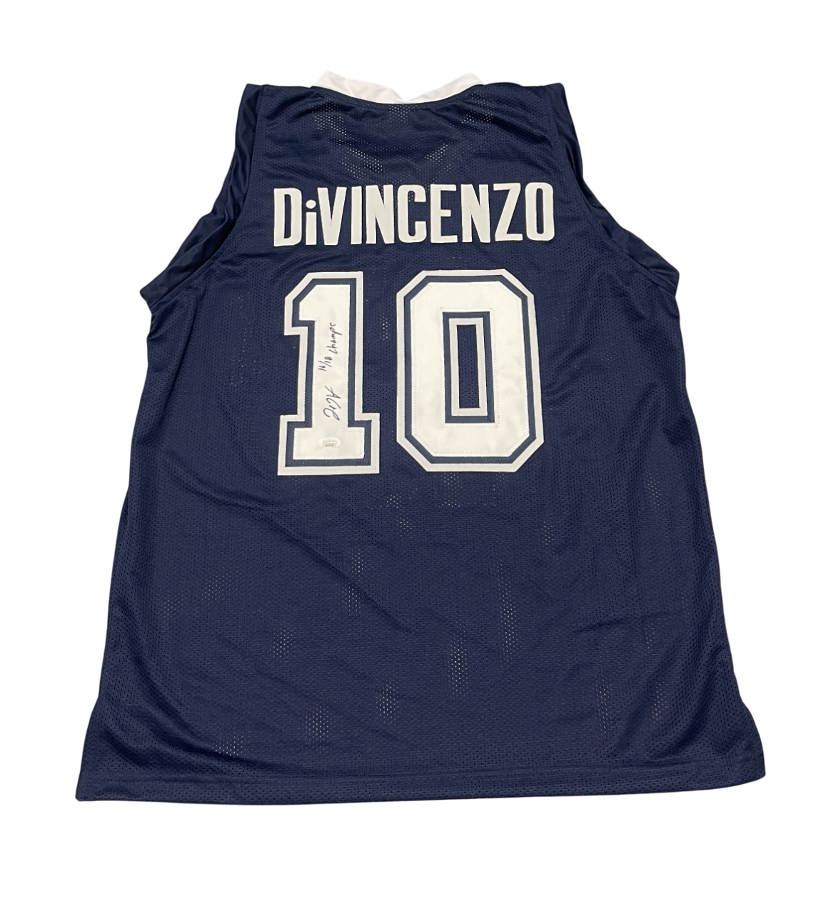 Donte DiVincenzo Signed Villanova Custom Jersey w/ 16 & 18 Champs JSA COA0