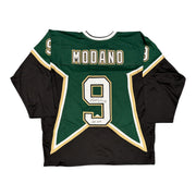 Mike Modano Signed Autographed Dallas Stars Custom Jersey w/ HOF 2014 JSA COA0