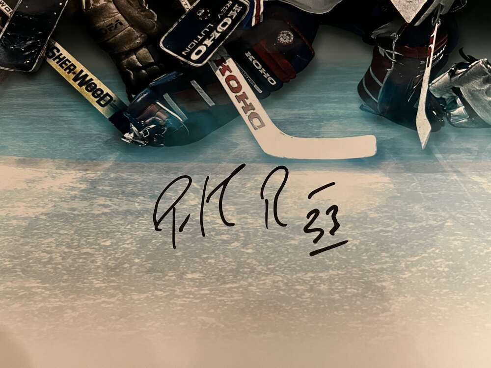 Patrick Roy Signed Auto 36x15 Photo "Art of the Save" 53/100 Upper Deck UDA COA1