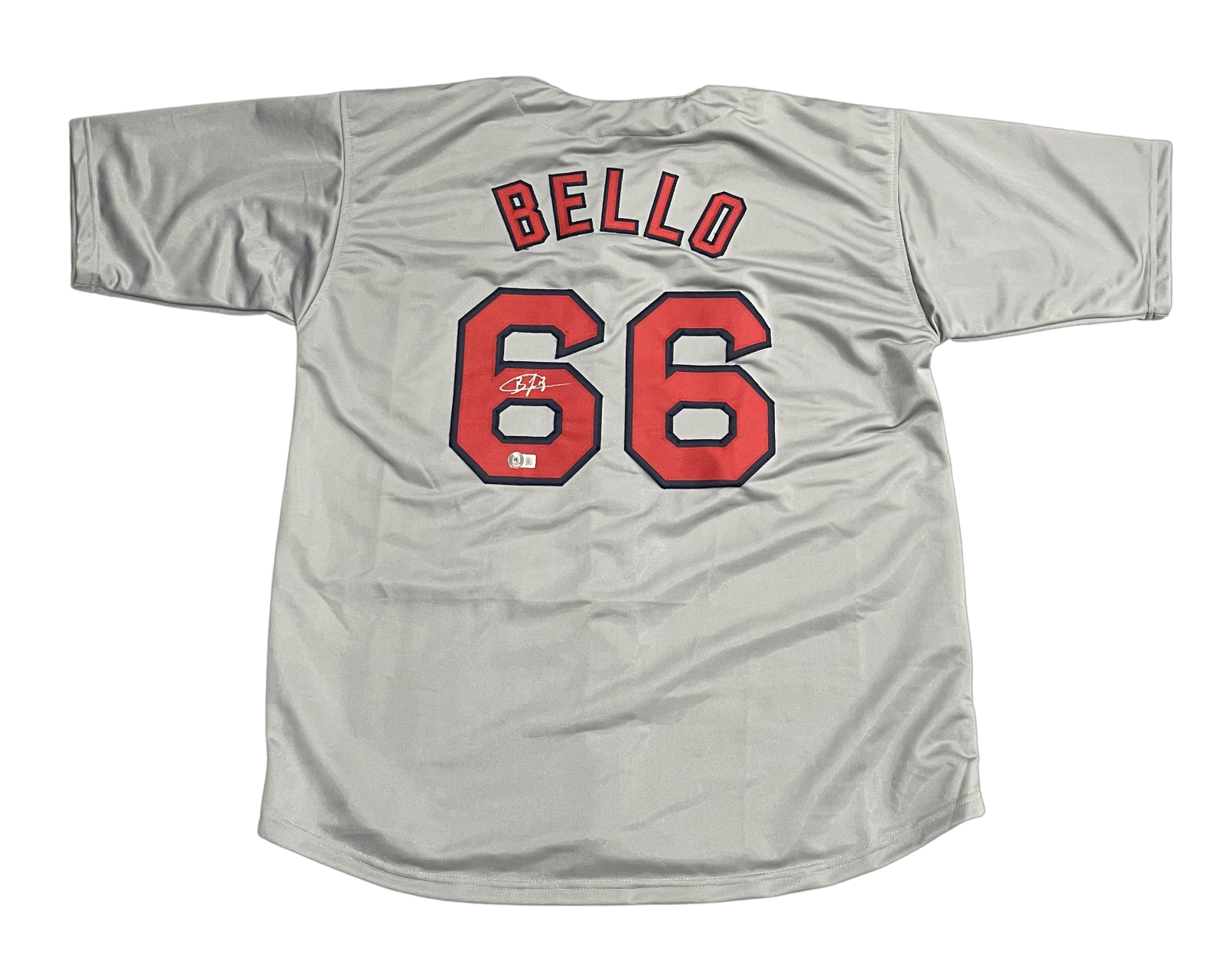 Brayan Bello Signed Boston Red Sox Custom Jersey Beckett Witness BAS COA0