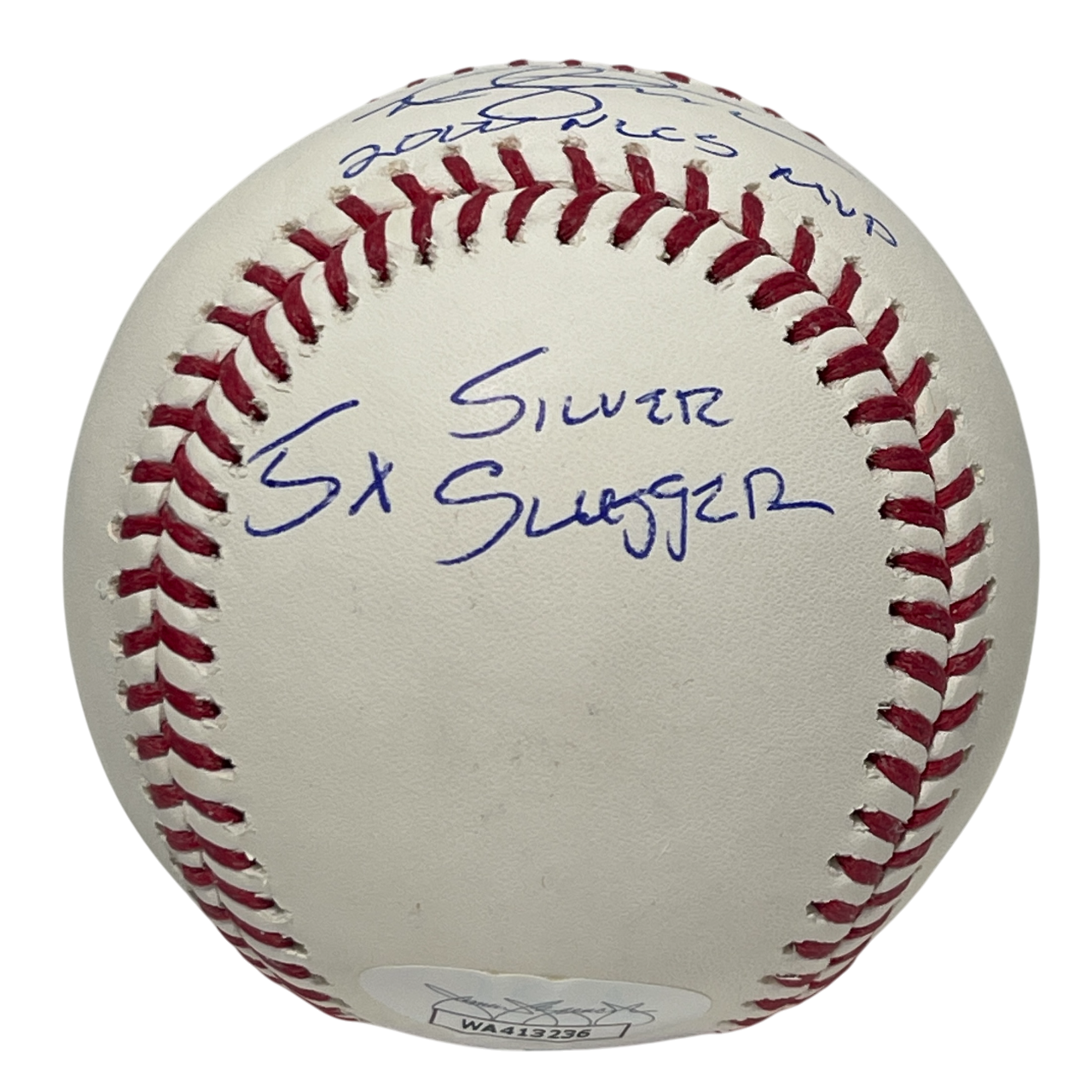 Mike Hampton Signed Auto ROMLB Baseball w/ 2000 NLCS MVP + 2 Ins JSA COA Mets2