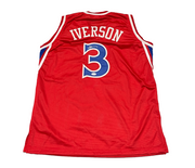 Allen Iverson Signed The Answer Custom Jersey Philadelphia 76ers JSA COA0